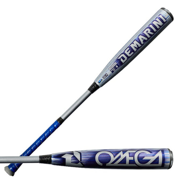 DeMarini Omega WBD2702010 balanced BBCOR baseball bat with X14 Alloy Barrel