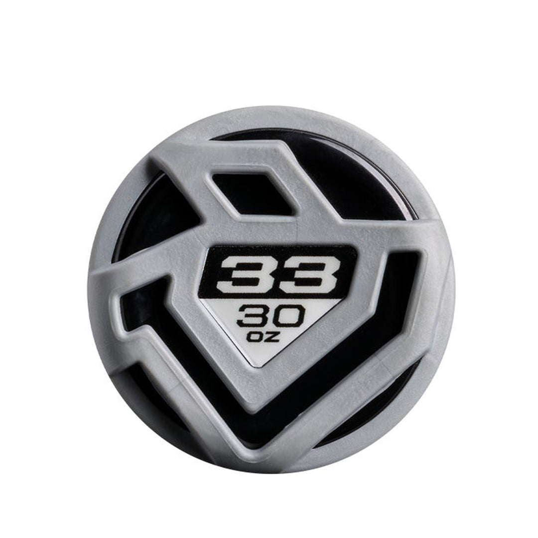 DeMarini Omega WBD2702010 lightweight composite Tracer End Cap detail