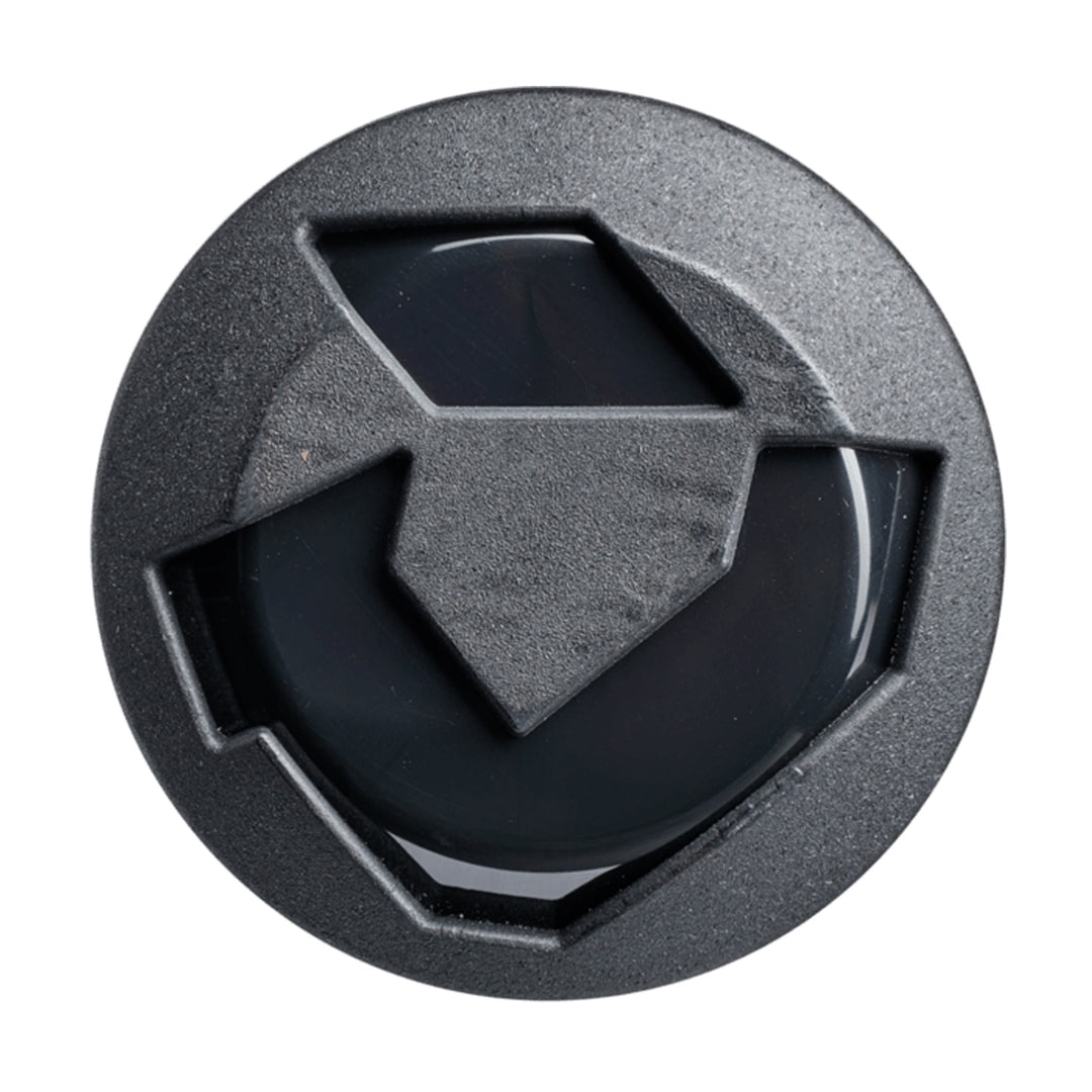 2027 DeMarini Steel WBD2696010 Slowpitch Softball Bat black end cap close-up