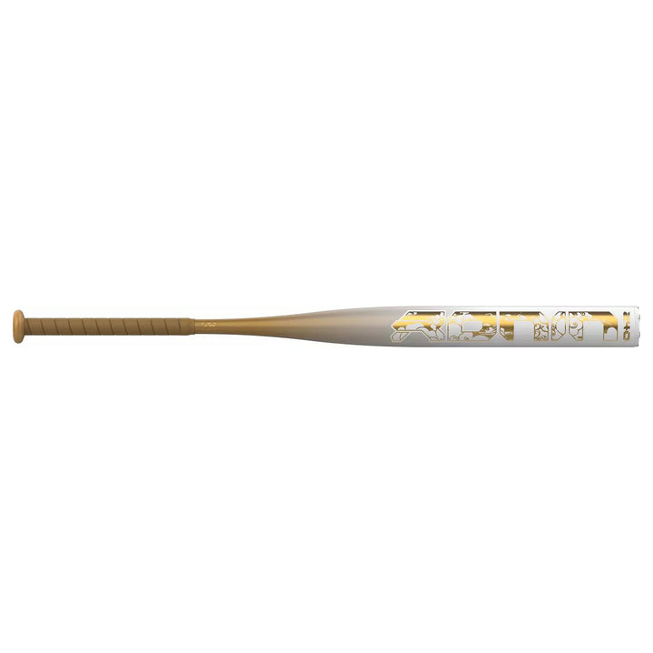 Easton ESD7RNL alloy slowpitch bat showing gold Ronin 240 barrel graphics