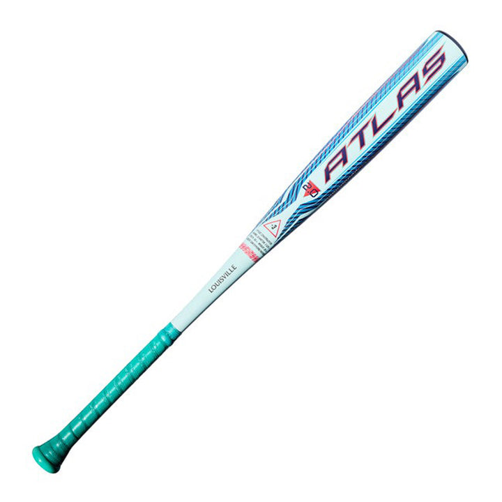 2027 Louisville Slugger Atlas 2.0 (-3) BBCOR baseball bat full Atlas logo side view