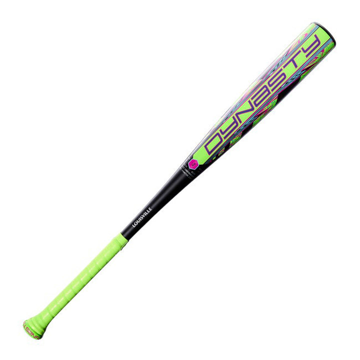 2027 Louisville Slugger Dynasty (-3) BBCOR baseball bat full Dynasty logo side view