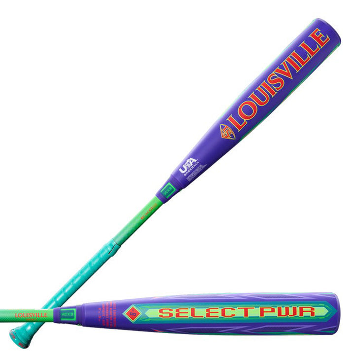 Louisville Slugger Select PWR WBL4260010 balanced hybrid USA bat with EXD Premium Alloy Barrel