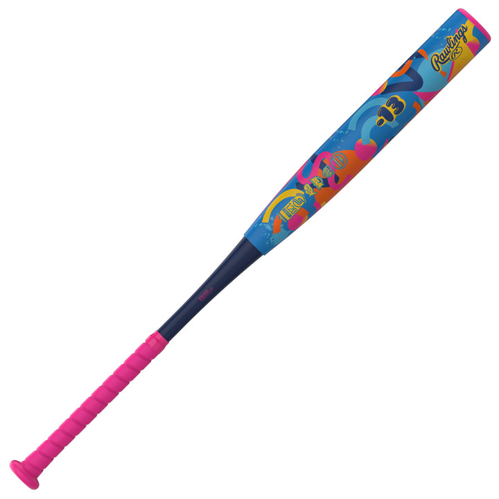 2027 Rawlings Kraze RFP7KZ13 fastpitch softball bat rear angled view