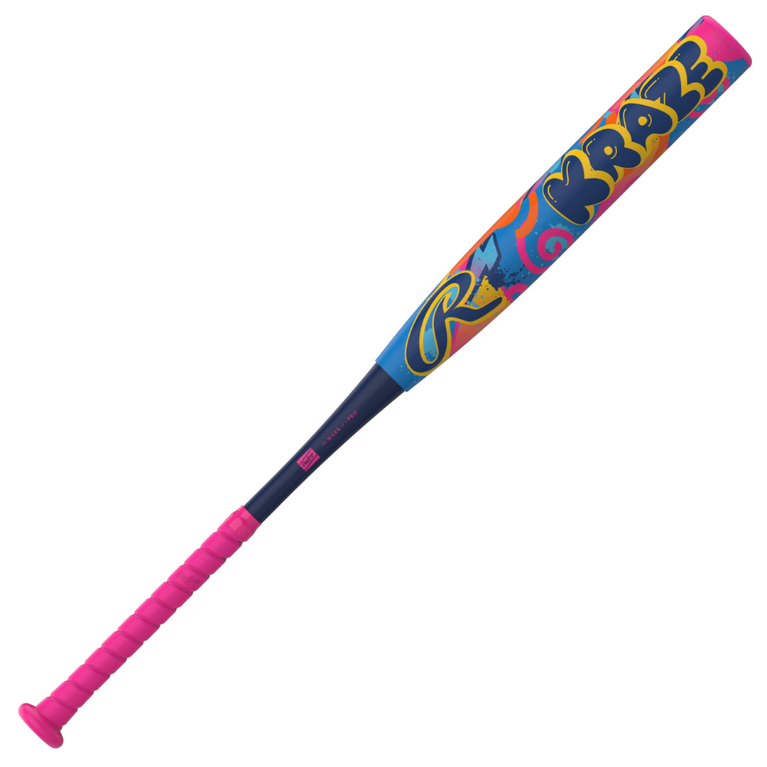 2027 Rawlings Kraze RFP7KZ13 fastpitch softball bat angled view