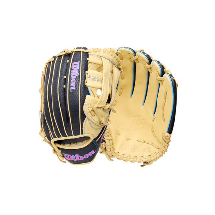 Wilson A1000 1750SS WBG02901RT1750 Navy SuperSnakeSkin exterior and Blonde palm views