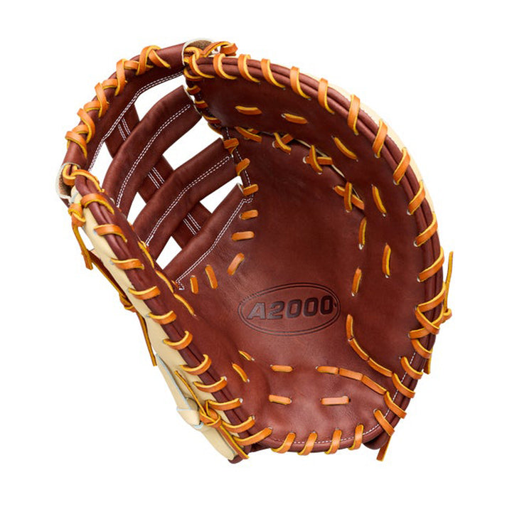 Wilson A2000 1673 WBG06401RT13 Walnut Pro Stock Leather palm with Saddle Tan laces