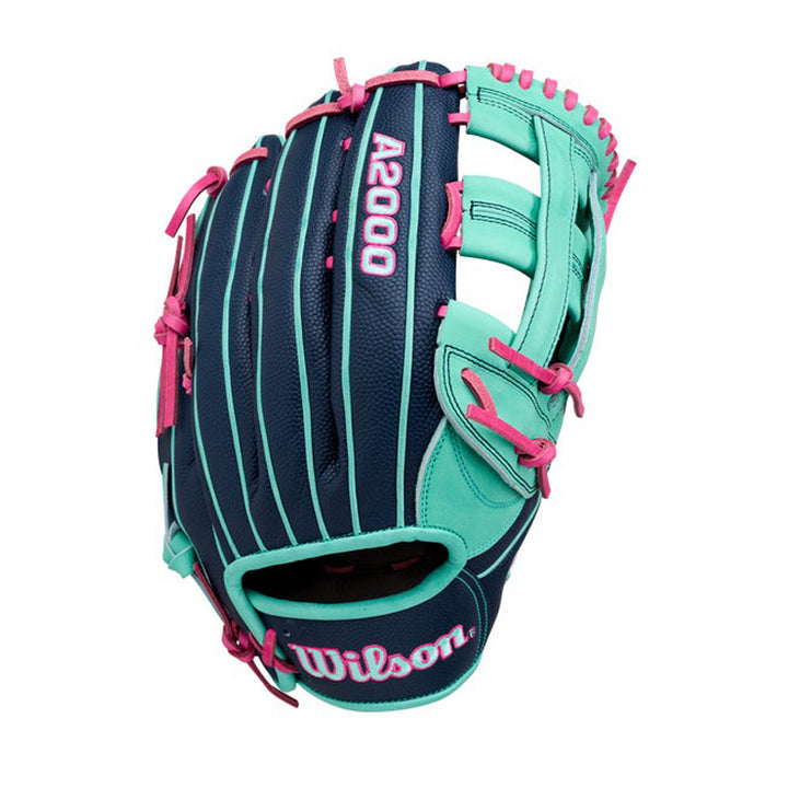 Wilson A2000 1750 WBG05901RT125 Navy SuperSkin outer shell and Dual Post Web