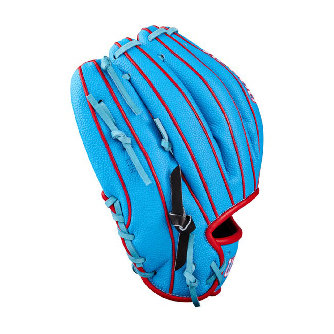 2027 Wilson A2000 1786SS 11.5 inch infield baseball glove finger back view