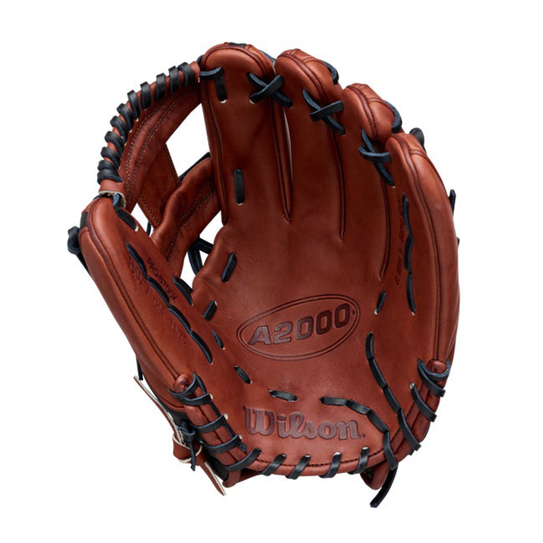 2027 Bobby Witt Jr Wilson A2000 BWJ7 GM 11.75 inch infield baseball glove palm view
