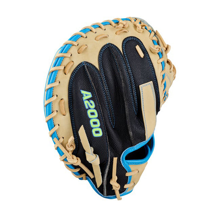 Wilson A2000 M23SS WBG06201RT335 lightweight Black SuperSkin finger back