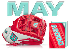 Wilson A2000 GOTM MAY 2023 Red Teal