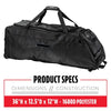 Franklin Sports Traveler Roller - Pro-Level Baseball and Softball Equipment Bag