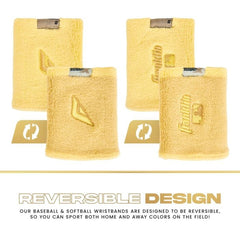 Franklin X-Vent Reversible Wristbands - 4 inches