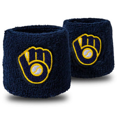 Franklin MLB 2.5" Wristbands – Official Team Logo Sweatbands