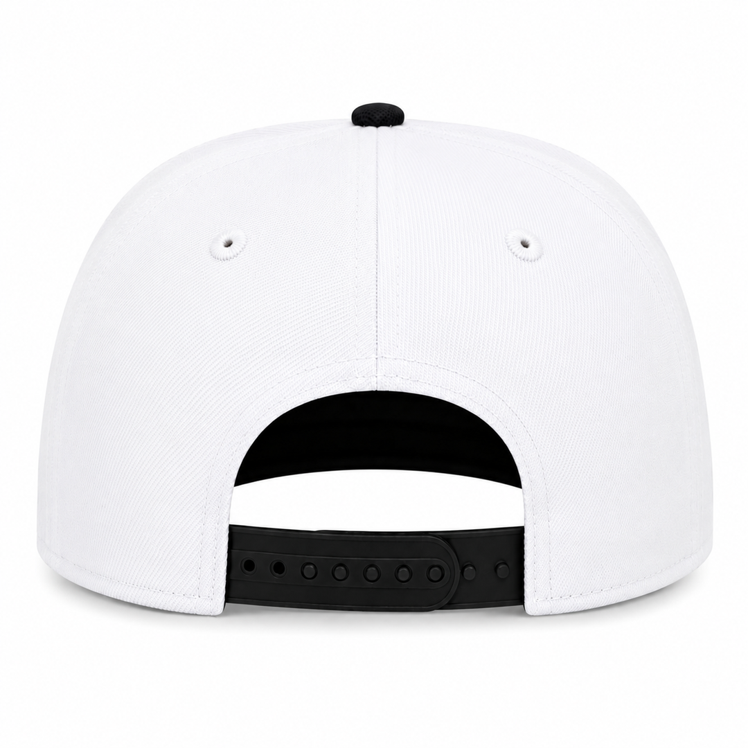 New Era Pittsburgh Pirates 9FIFTY A-Frame Curved 1971 World Series Patch Snapback Hat White/Black | MLB Adjustable Cap