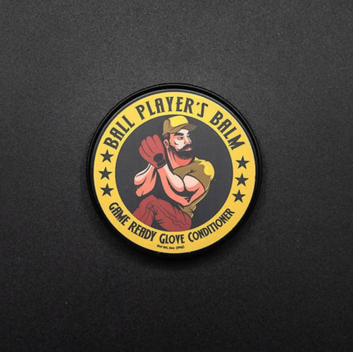 Ball Player’s Balm Game Ready Glove Conditioner – Premium Leather Conditioner & Grip Enhancer for Baseball Gloves (2oz Tin)