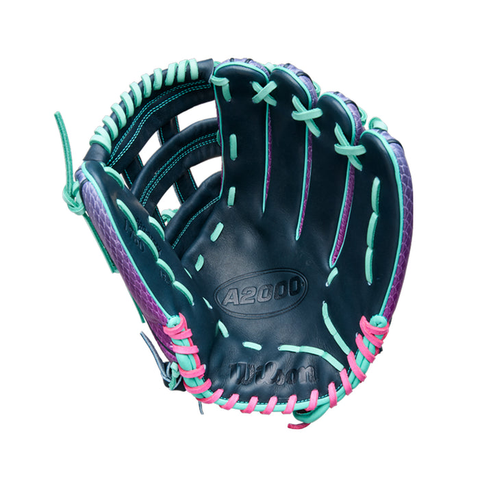 Wilson 2025 OMAHA A2000 1750 Grape Flamingo 12.5" Outfield Glove