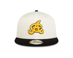 Aguilas Cibaenas New Era 9FIFTY Snapback Hat - Beige/Gold/Black