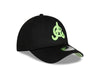 Aguilas Cibaenas New Era 9FORTY Adjustable Hat - Black/Green