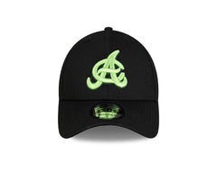 Aguilas Cibaenas New Era 9FORTY Adjustable Hat - Black/Green