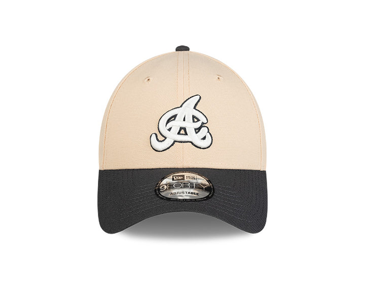 Aguilas Cibaenas New Era 9FORTY Adjustable Hat - Sand/Black