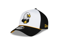 Aguilas Cibaenas New Era 9FORTY A-Frame Adjustable Hat - White/Black/Gold