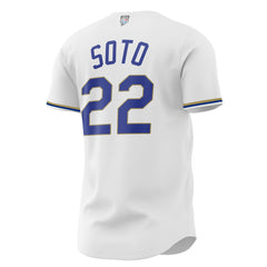 2025 OFFICIAL Tigres del Licey Full Button Jersey - SOTO 22