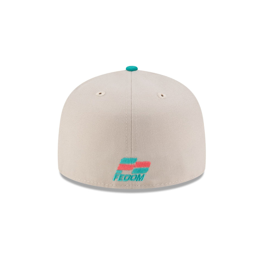 New Era 59FIFTY FEDRED República Dominicana Fitted Hat – Stone / Teal
