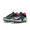 Nike Alpha Huarache Elite 4 Low "Black/White/Teal Nebula/Hyper Pink" Men's Baseball Cleat DJ6521-002