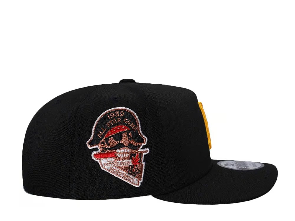 Pittsburgh Pirates 9FIFTY A-Frame Curved 1959 All-Star Game Snapback – Black