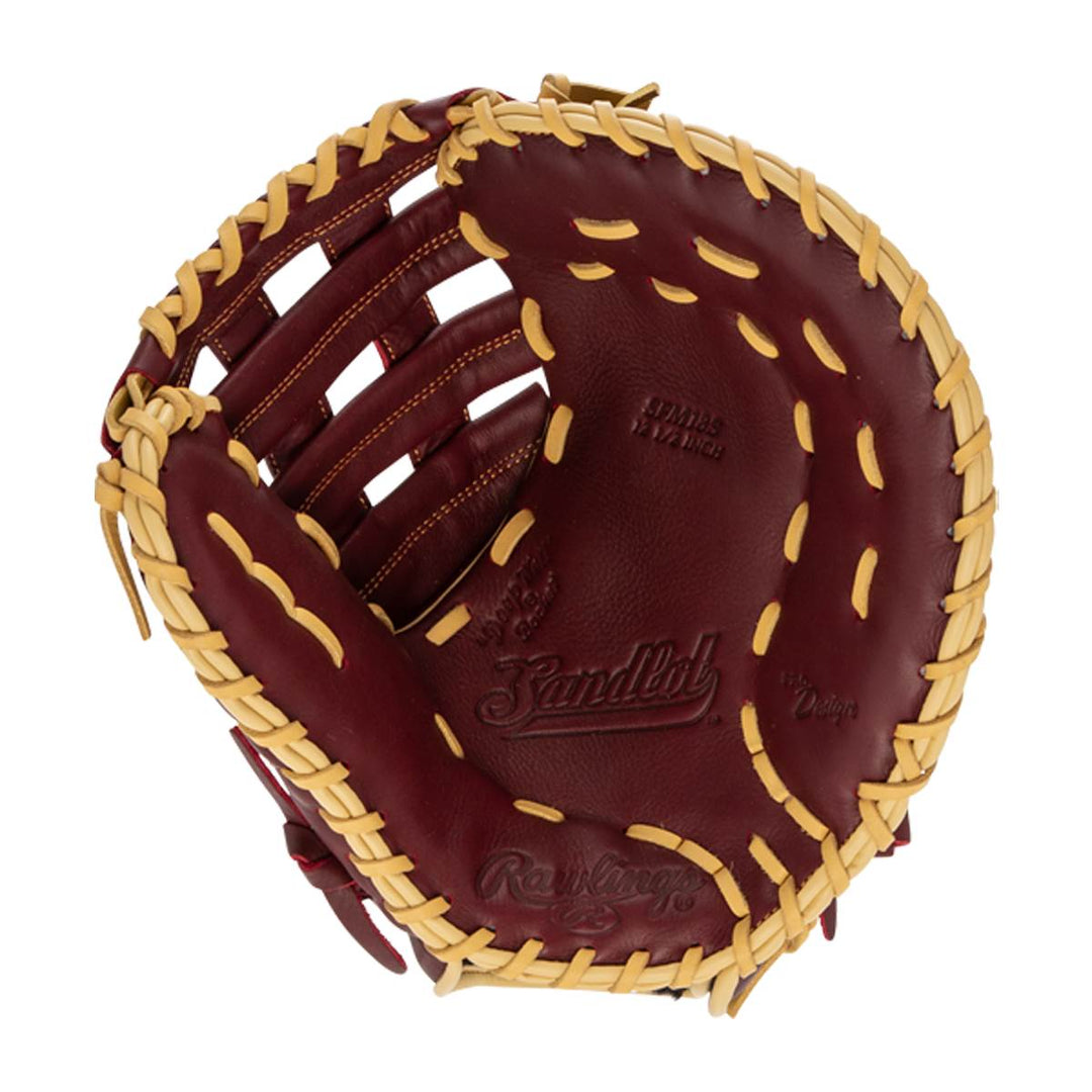Rawlings Sandlot 12.5" First Base Mitt – SFM18S (Burgundy/Sherry)