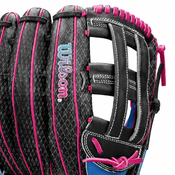 Wilson A1000SP 1922 Tubbs REP SMU 13-Inch Slowpitch Softball Glove  Black/Pink