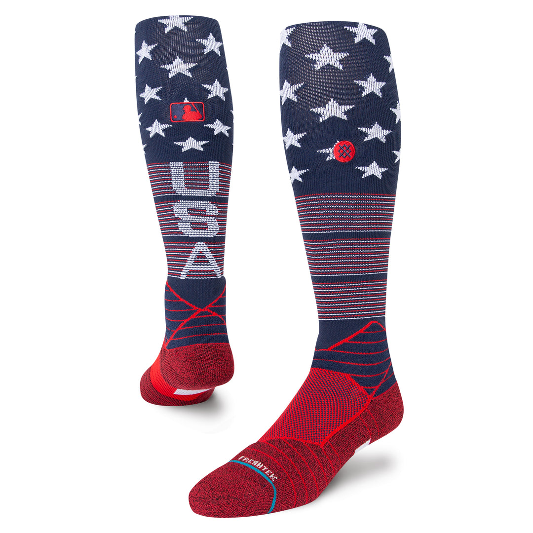 STANCE SOCKS Bars USA OTC Navy Stars