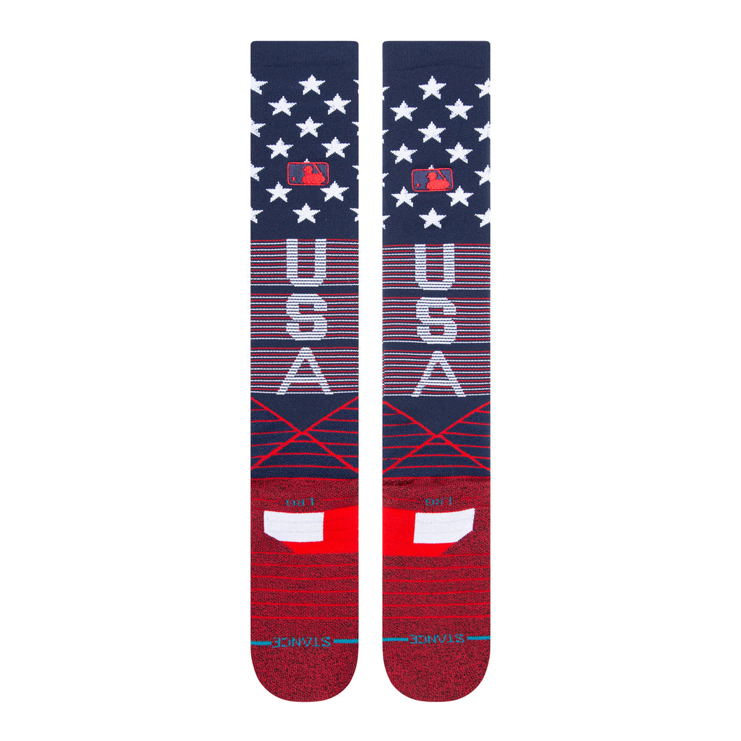 STANCE SOCKS Bars USA OTC Navy Stars