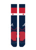 Atlanta Braves BOLD STRIPE OTC Stance Socks – Over-the-Calf, Medium Cushioning