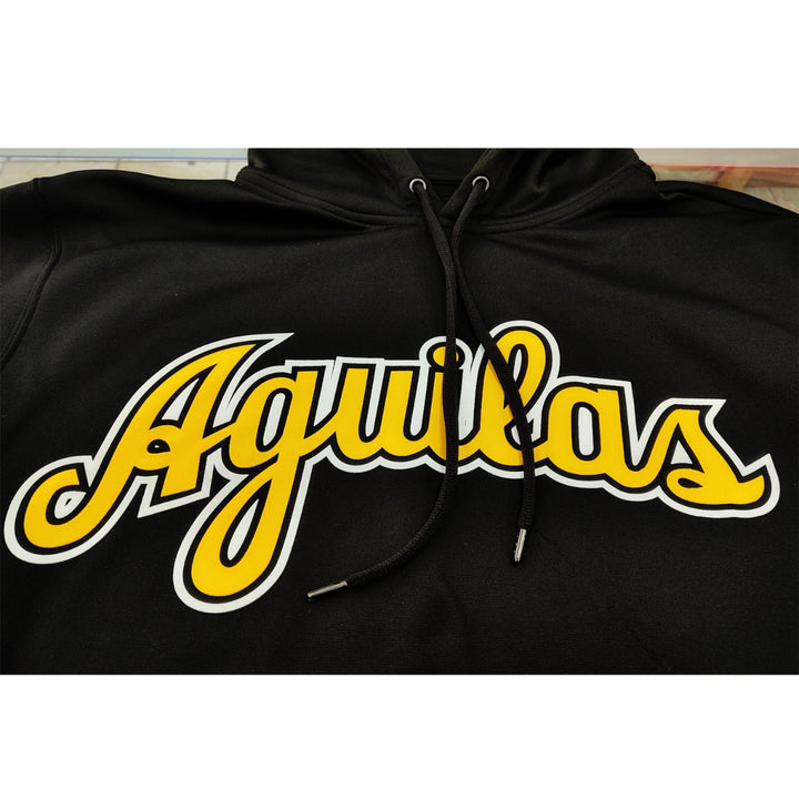 Aguilas Cibaeñas Black Fleece Hooded Pullover (Yellow/White)3