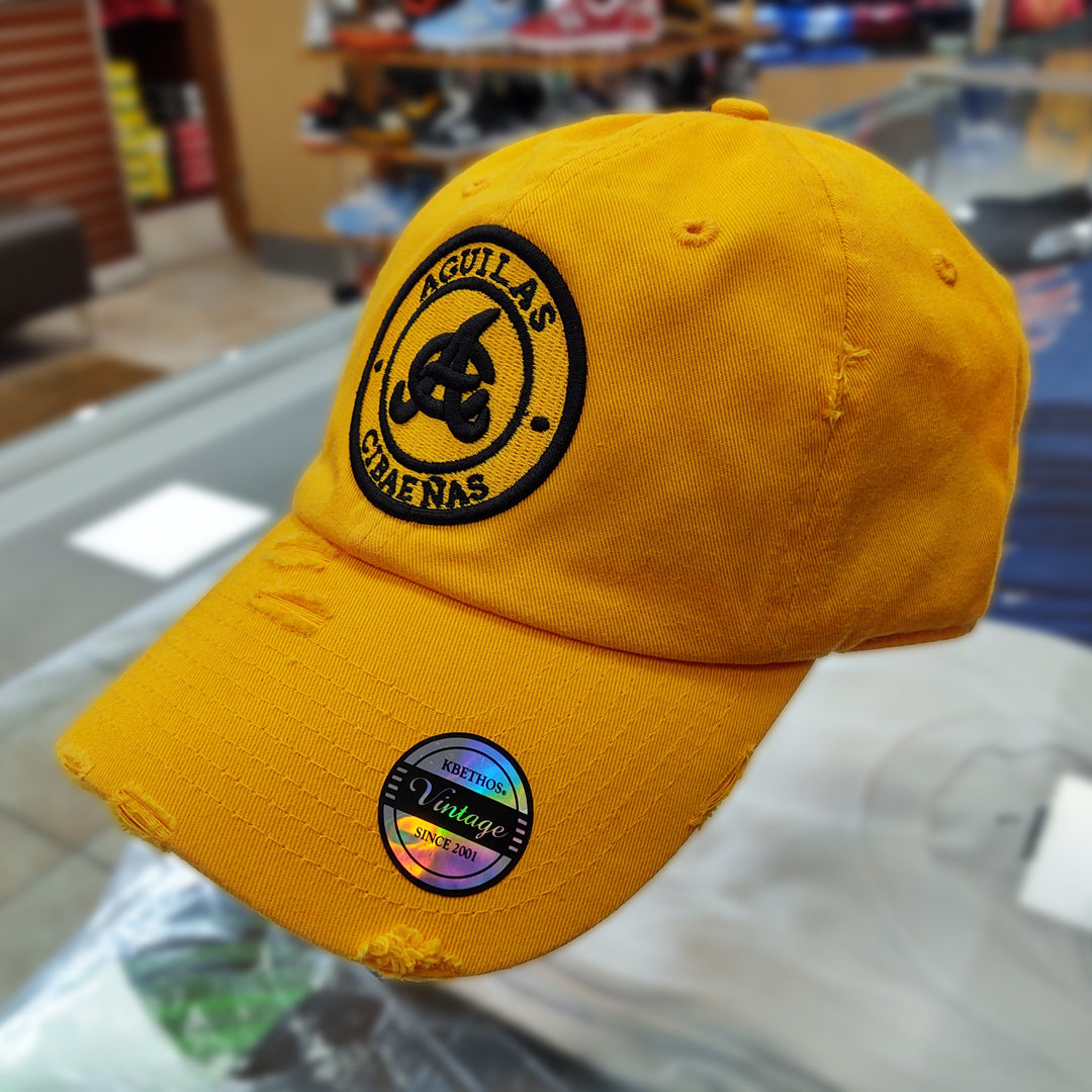 Aguilas Cibaeñas Embroidered Vintage Round-Logo Hat-5