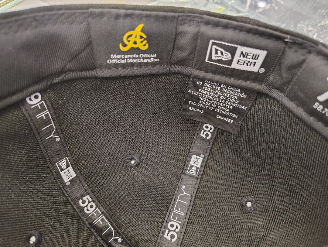 Aguilas Cibaeñas New Era 59FIFTY Fitted Hat – White/Yellow/Black