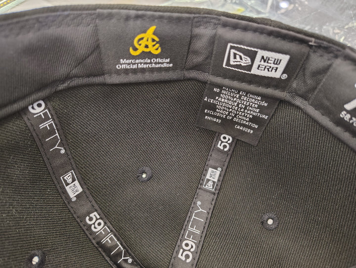 Aguilas Cibaeñas New Era 59FIFTY Fitted Hat – White/Yellow/Black