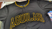 2024-2025 OFFICIAL Aguilas Cibaenas Full Button Jersey - Black