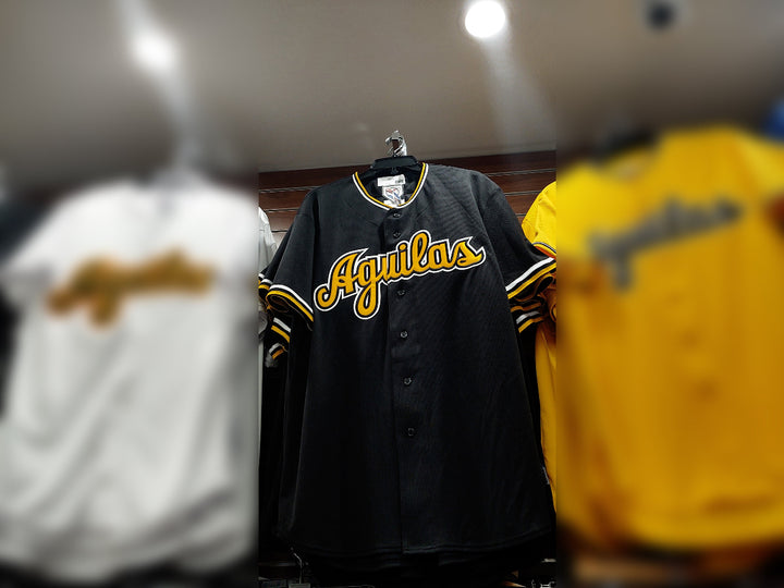 Aguilas Cibaenas Twill Jerseys_Black2