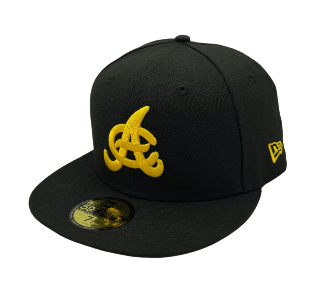 Aguilas Cibaenas New Era 59FIFTY Fitted Hat Black 7 1 4 Black