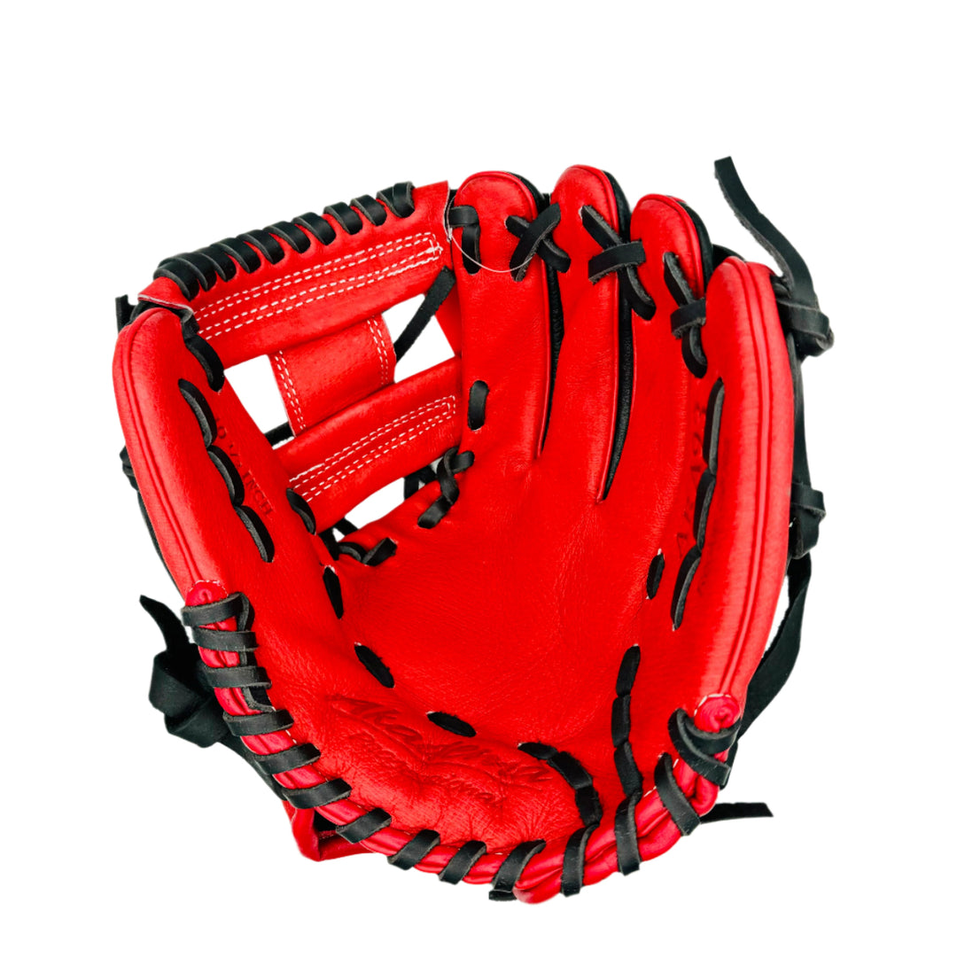 Akadema Rookie Series ARA93 10 1/2 in Youth Baseball Glove_Black/Red