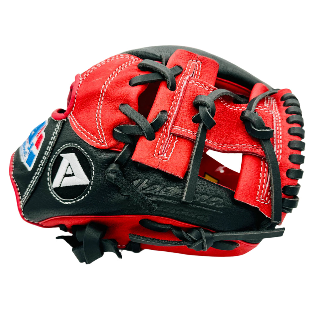Akadema Rookie Series ARA93 10 1/2 in Youth Baseball Glove_Black/Red2