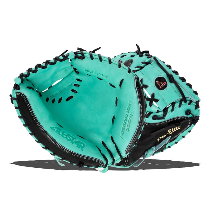 All-Star Limited Pro Elite 34" Catcher’s Mitt - (CM3000-34) Black / Mint