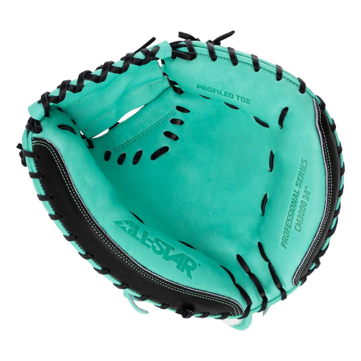 All-Star Limited Pro Elite 34" Catcher’s Mitt - (CM3000-34) Black / Mint2