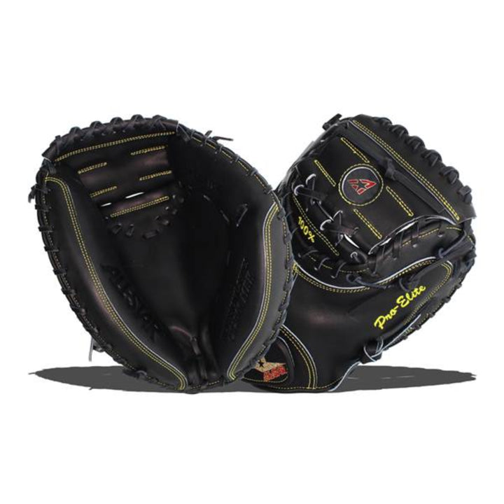 All-Star Pro Elite 33.5" Solid Black Catcher’s Mitt - (CM3000SBK-1)3