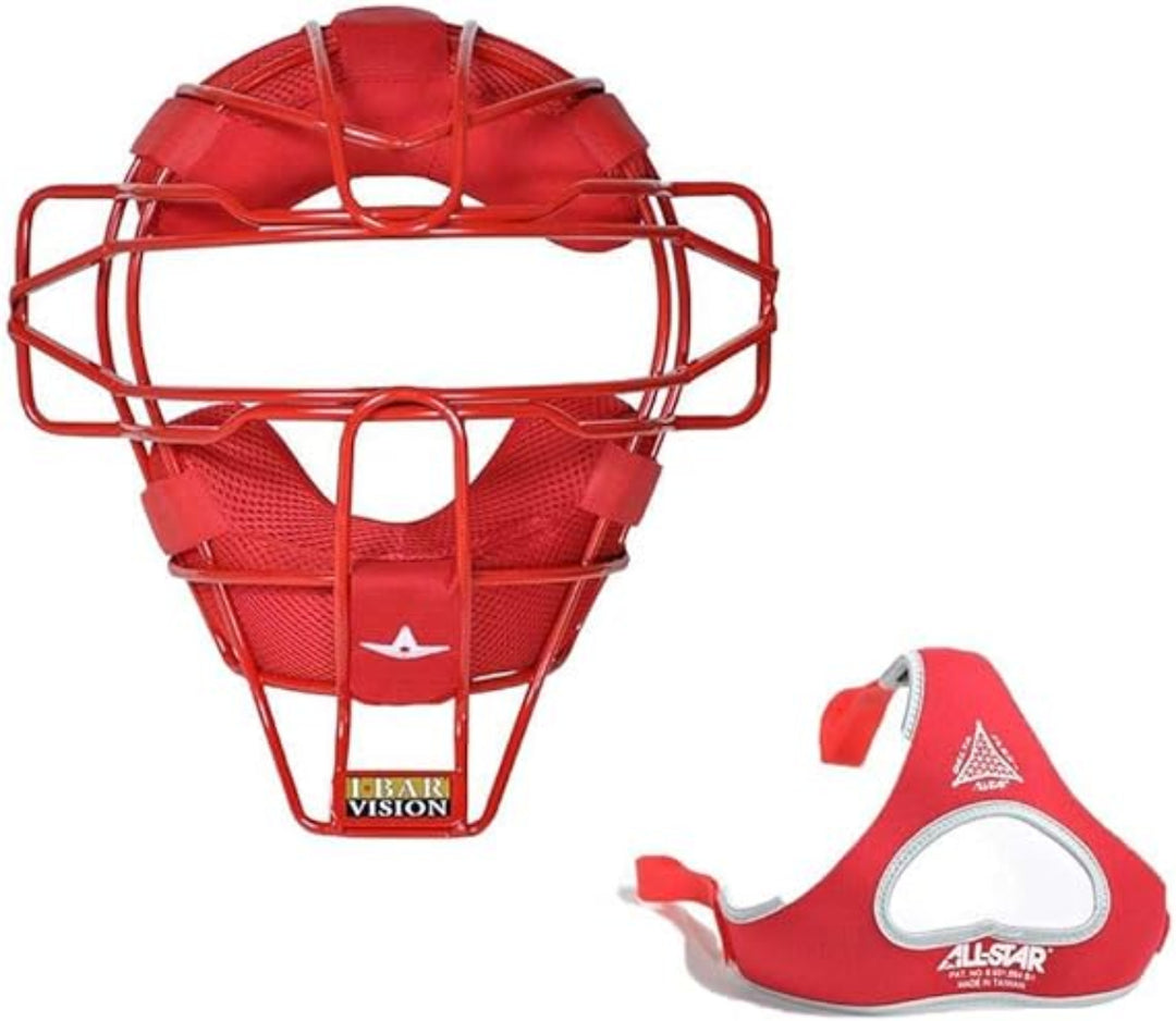 All Star Traditional Steel Face Mask - FM25LUC_Scarlet