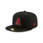 NEW ERA 59FIFTY ARIZONA DIAMONDBACKS 2023 GAME AUTHENTIC COLLECTION ON FIELD FITTED HAT BLACK